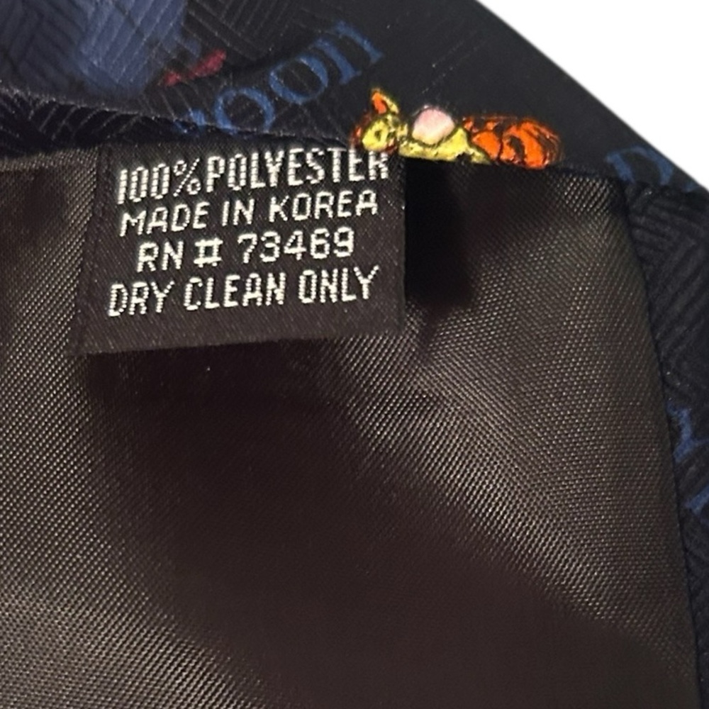 VINTAGE Winnie the Pooh Tie Eeyore & Tigger Necktie - Picture 5 of 6